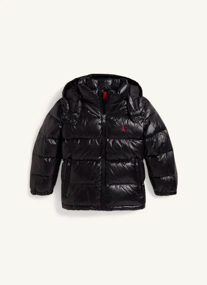 Ralph Lauren - Lake Logo Hooded Jacket | Black