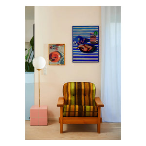 Paper Collective - Misfitting Things Fine Dining Poster | Orange