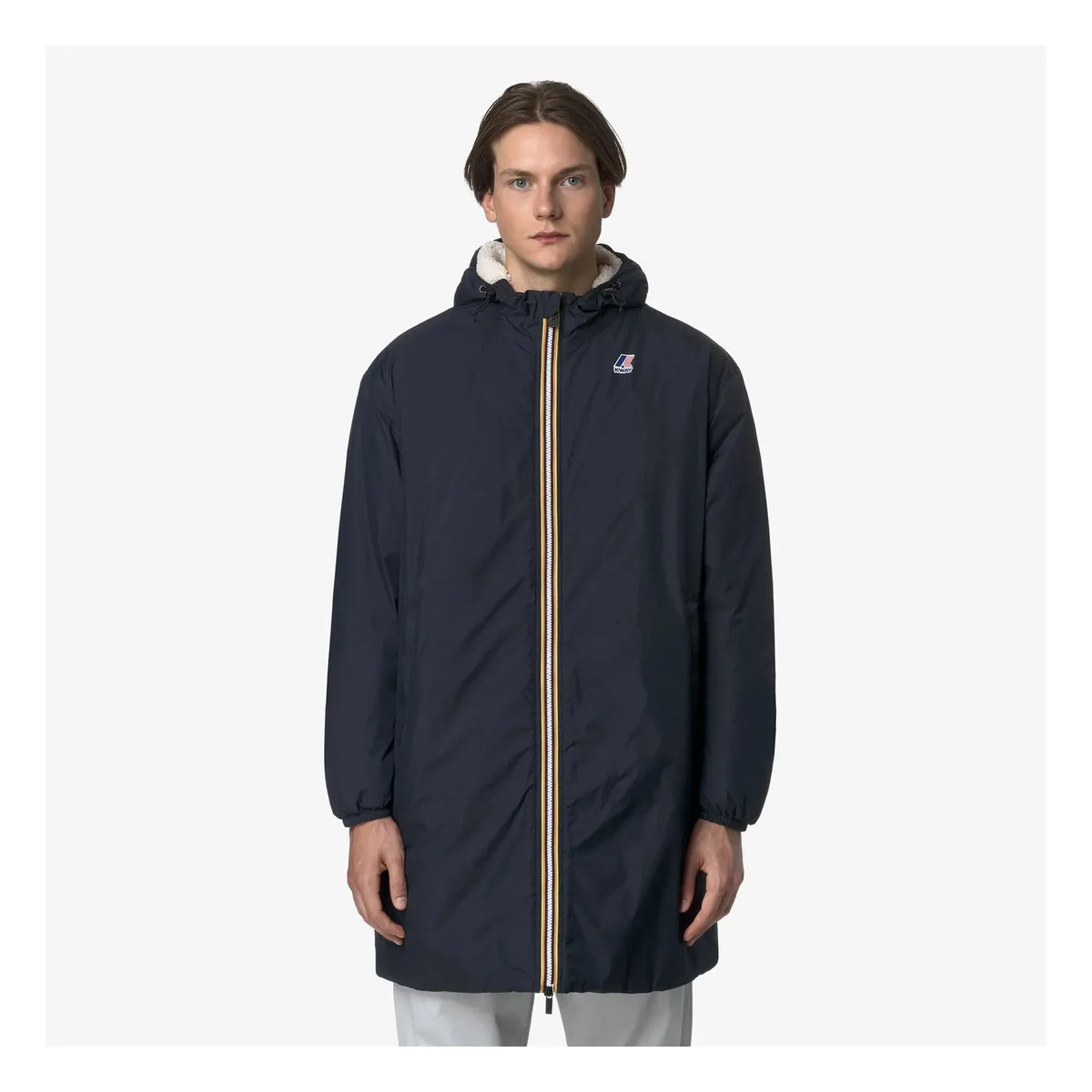 K-way - Le Vrai 4.0 Eiffel East Orsetto Coat | Navy