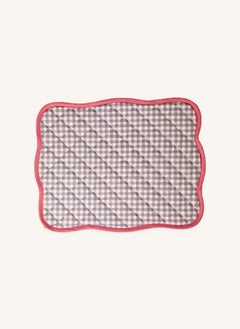 Rice - Vichy American Placemats Set | Lilac