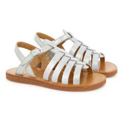 Pom d'Api - Plagette Strappy Sandals | Silver