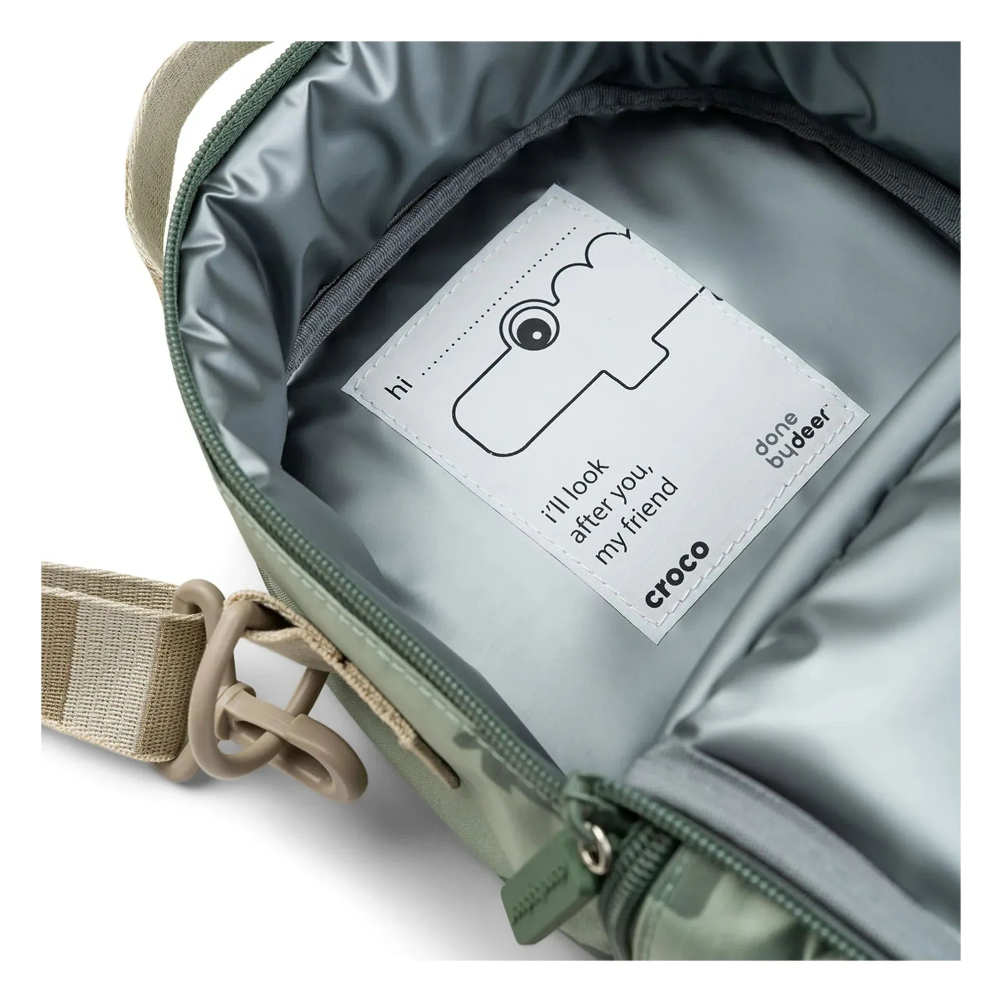 Done by Deer - Croco Cooler Bag | Green