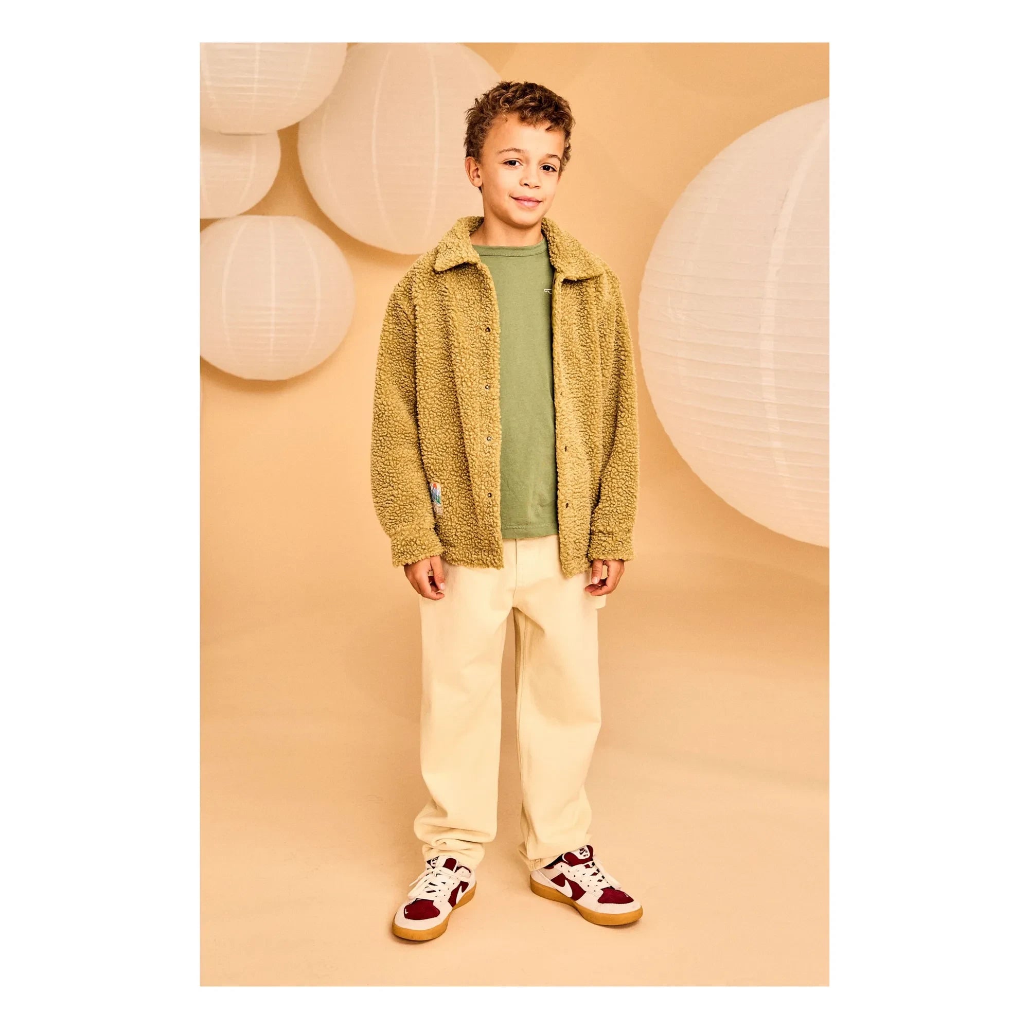AO76 - Hahoe Sherpa Jacket | Yellow Green