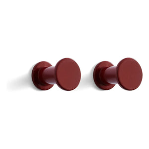 Hay - 2-piece Wall Hook | Red