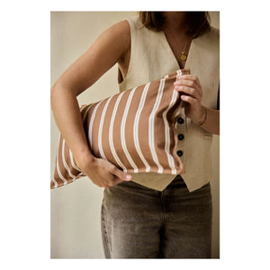 Gabrielle Paris - Striped pillowcase | Oats