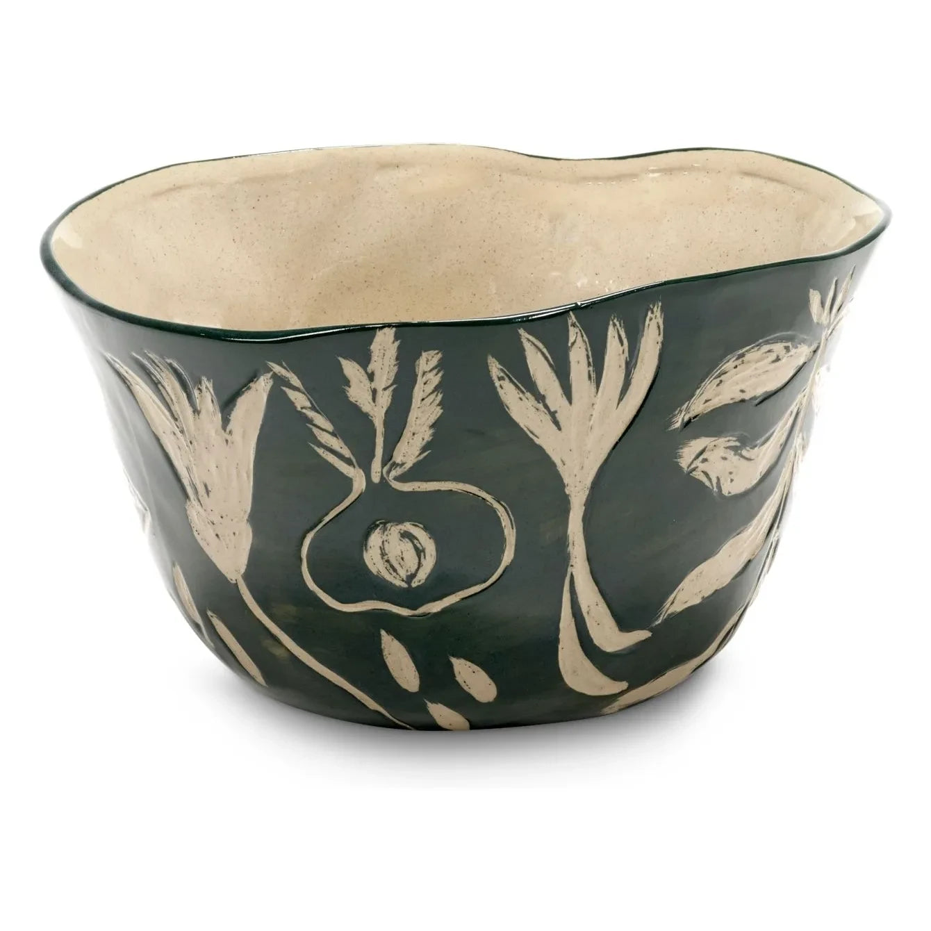 Serax - Terres de rêves salad bowl | Dark Green
