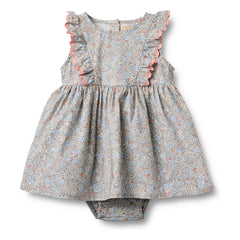 Wheat - Printed Biyeli Safia Dress | Light Blue