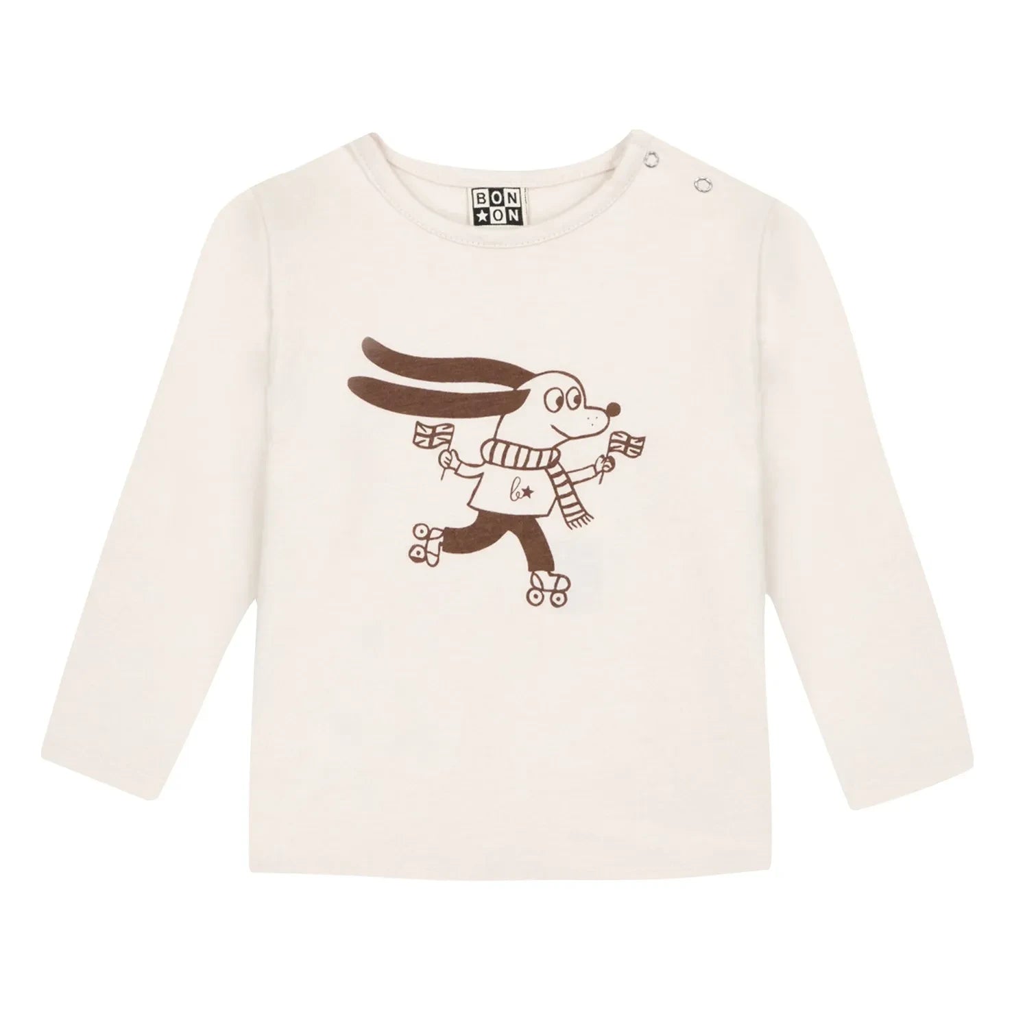Bonton - Happy Dog Taxi T-Shirt | Off-White