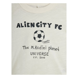 Mini Rodini - Alien City Organic Cotton T-shirt | Ecru