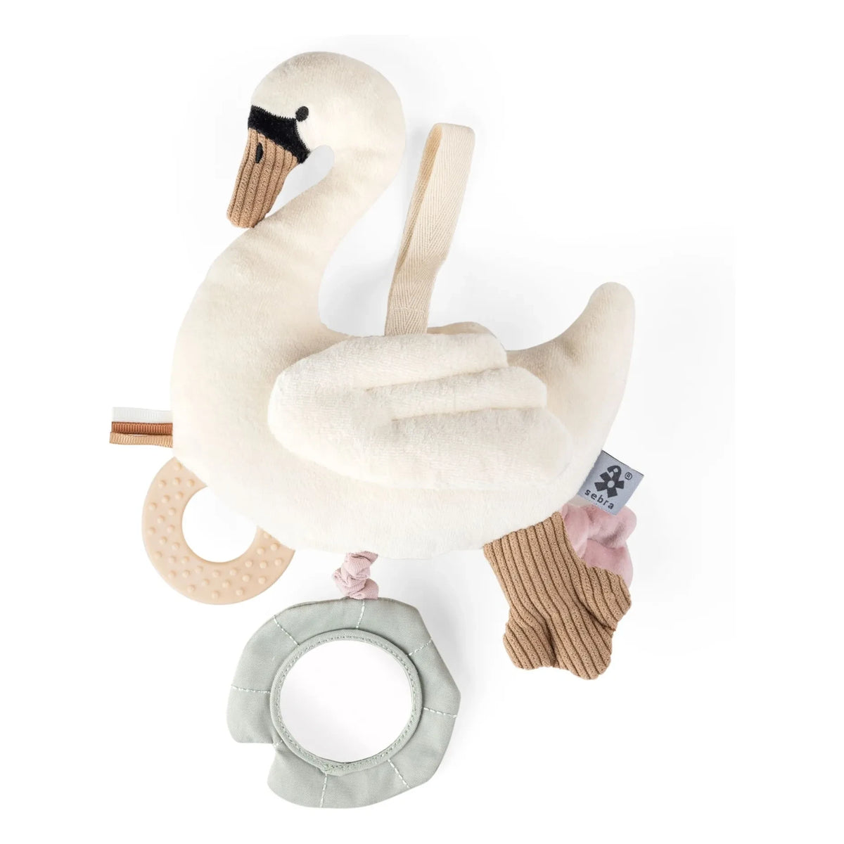 Sebra - Hanging Activity Swan | White