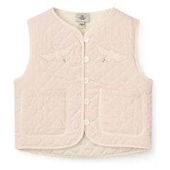 Copenhagen Colors - Sleeveless Quilted Organic Cotton Jacket | Light Pink