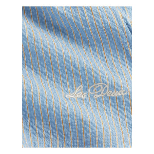 Les Deux - Stan Striped Swim Shorts | Light Blue