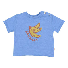Búho - Banana Organic Cotton Baby T-Shirt | Indigo Blue
