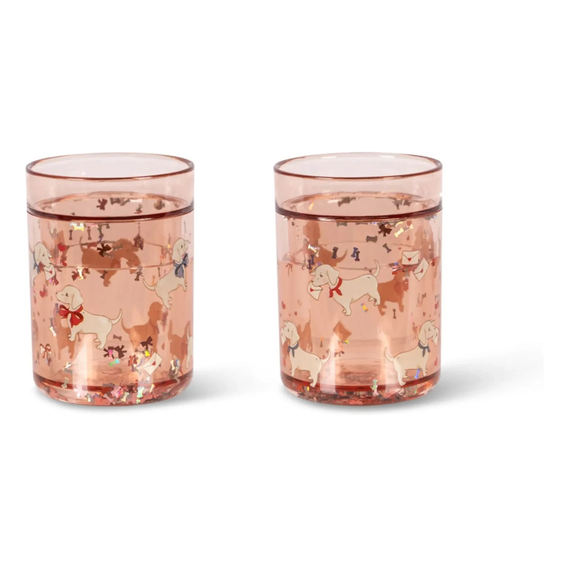 Konges Sløjd - Woof Silicone Cups - Set of 2 | Pink