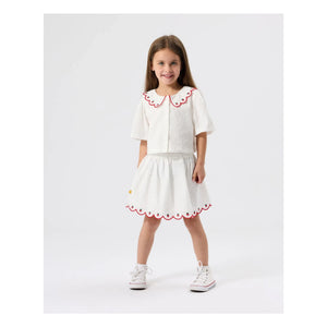 Goldie + Ace - Strawberry Skirt | Ivory