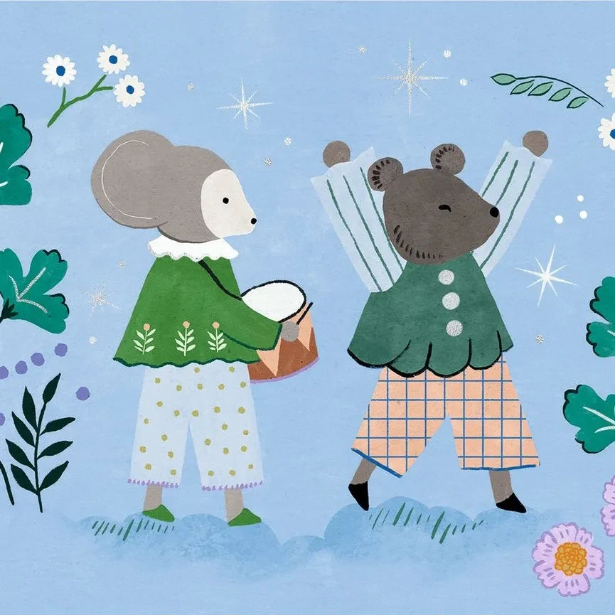 Djeco - Birthday Invitations - Animal Marching Band