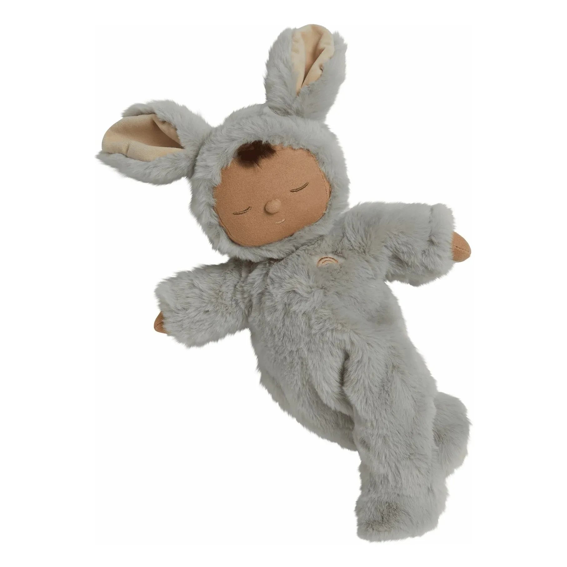 Olli Ella - Cozy Dinkum Rabbit Musical Toy | Medium Gray