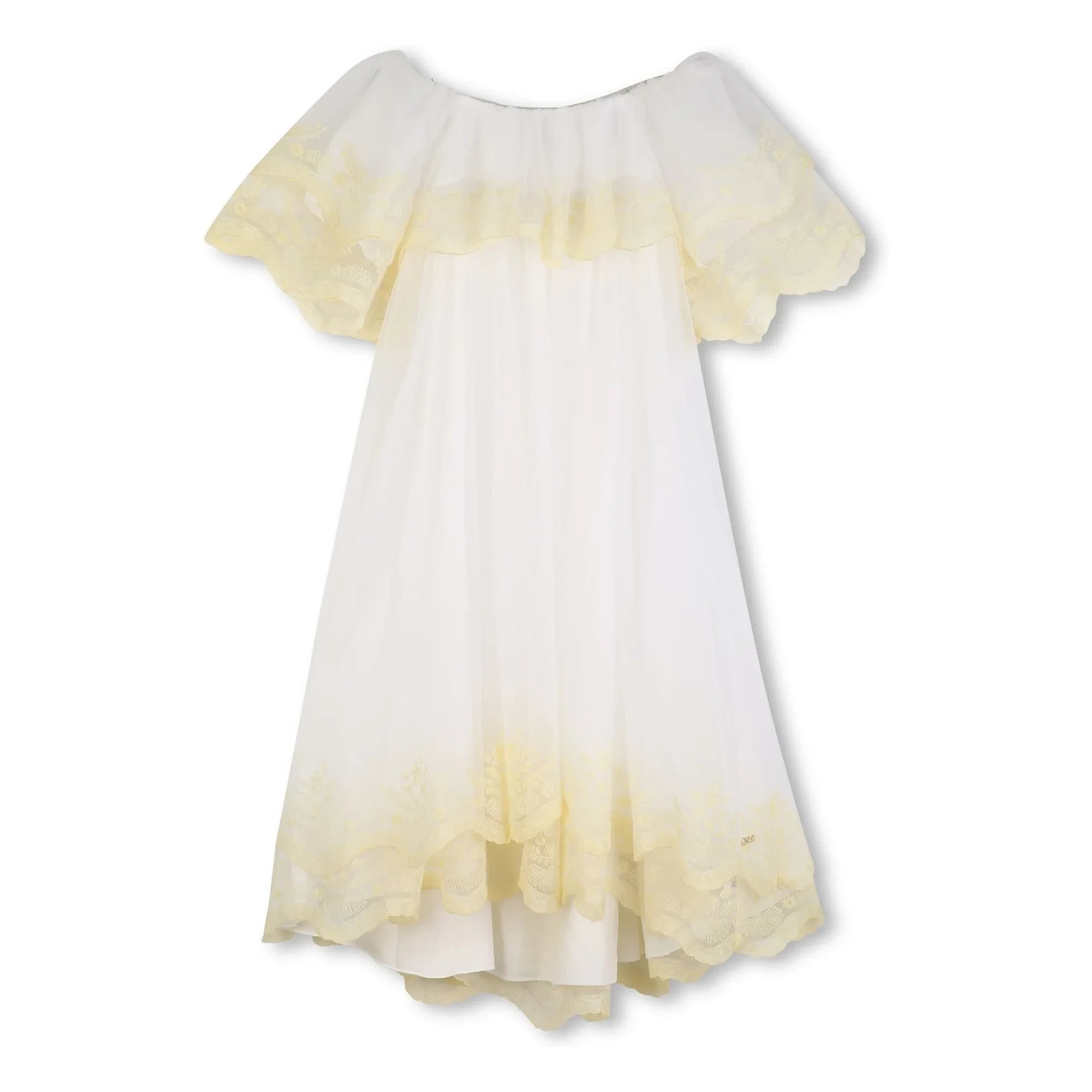 chloe embroidered dress Embroidered Cotton Chloe Dress