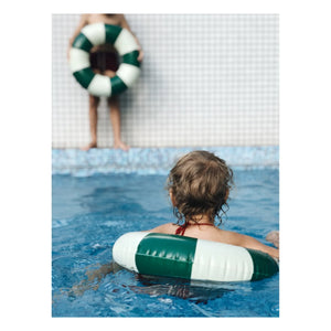 Petites Pommes - Olivia Inflatable Swim Ring | Dark Green
