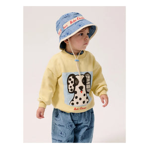 Bobo Choses - Dalmatian Organic Cotton Baby Sweatshirt | Yellow