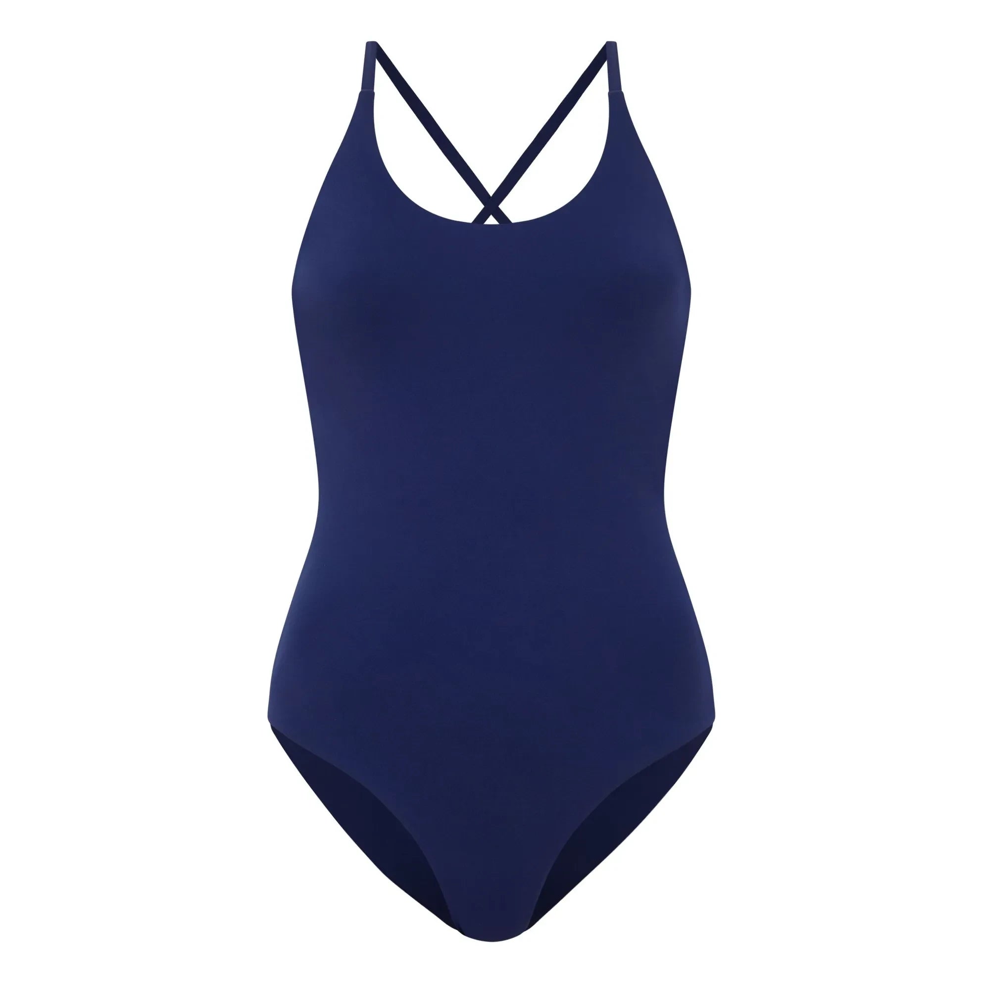 Smallable Woman - Amy One-Piece Cross-Back Swimsuit | Indigo Blue