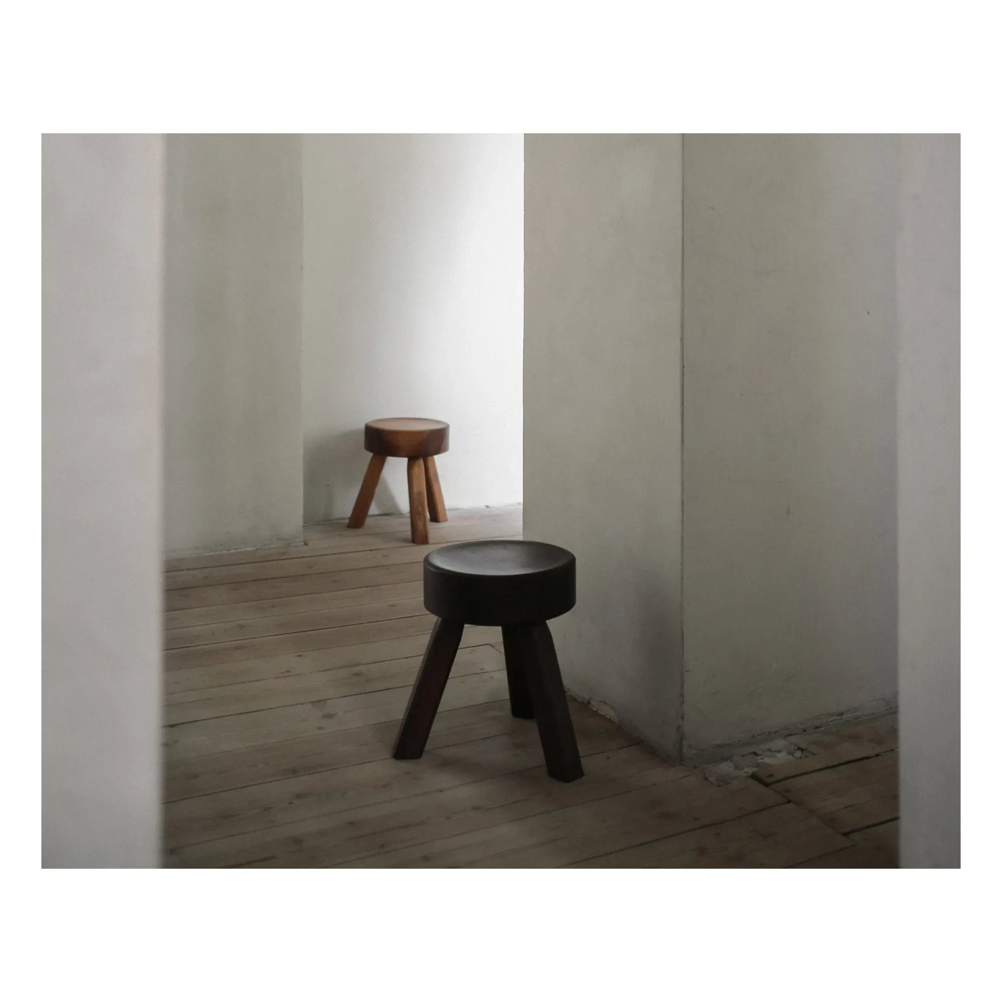 Frama - AML Pine Stool | Dark Wood
