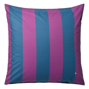 La cerise sur le gâteau - Malo Striped Pillowcase | Purple