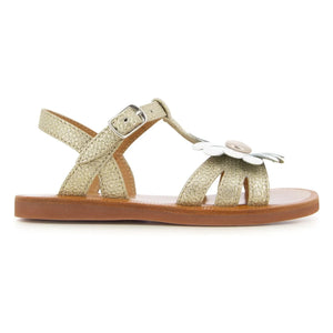 Pom d'Api - Plagette Big Flo Sandals | Gold