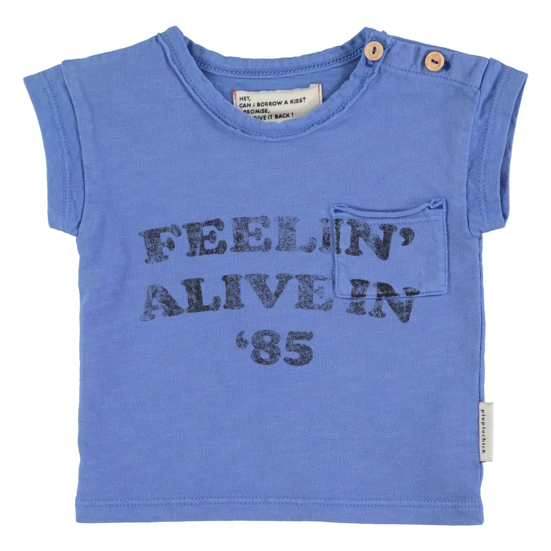 Piupiuchick - Feelin Alive Tişört | Mavi