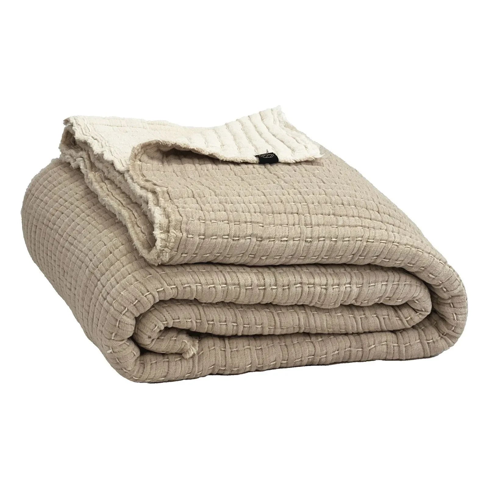 Haomy - Tivoli Cotton Blanket | Ivory