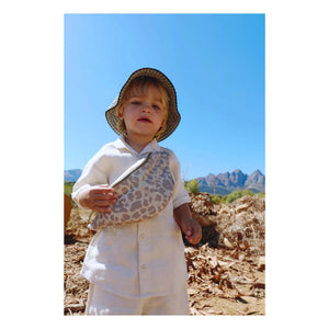 Studio Noos - Puffy Leopard Kids Waist Bag | Beige