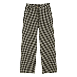 Emile et Ida - Cotton Vichy Pants | Black