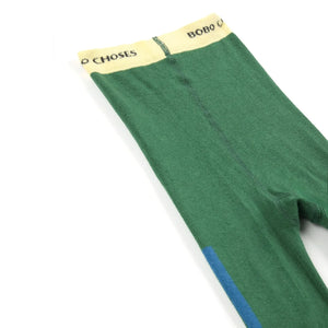 Bobo Choses - Fitilli Organik Pamuklu Külotlu Çoraplar | Yeşil