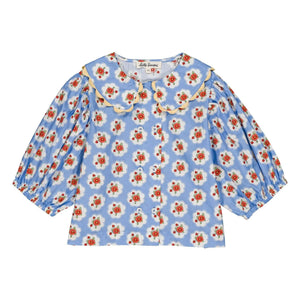 Hello Simone - Pia Floral Blouse | Blue