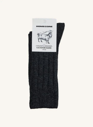 Homecore - Cashmere Socks | Coal Grey