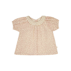 Lilinoa - Charlotte Liberty | Ecru Crochet Collar Blouse