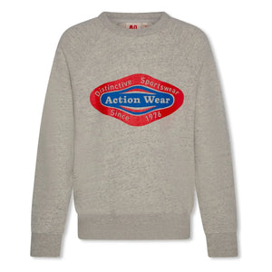 AO76 - Moon Actionwear recycled cotton sweatshirt | Heather grey