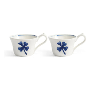 &Klevering - Anouk porselen fincanlar - 2'li set | Mavi