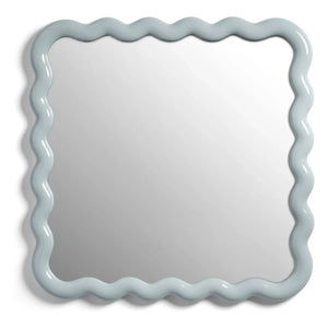 &Klevering - Zigzag Mirror | Light Blue