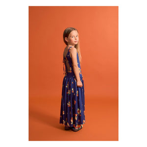 Maison Mangostan - Floral Pattern Dress | Blue