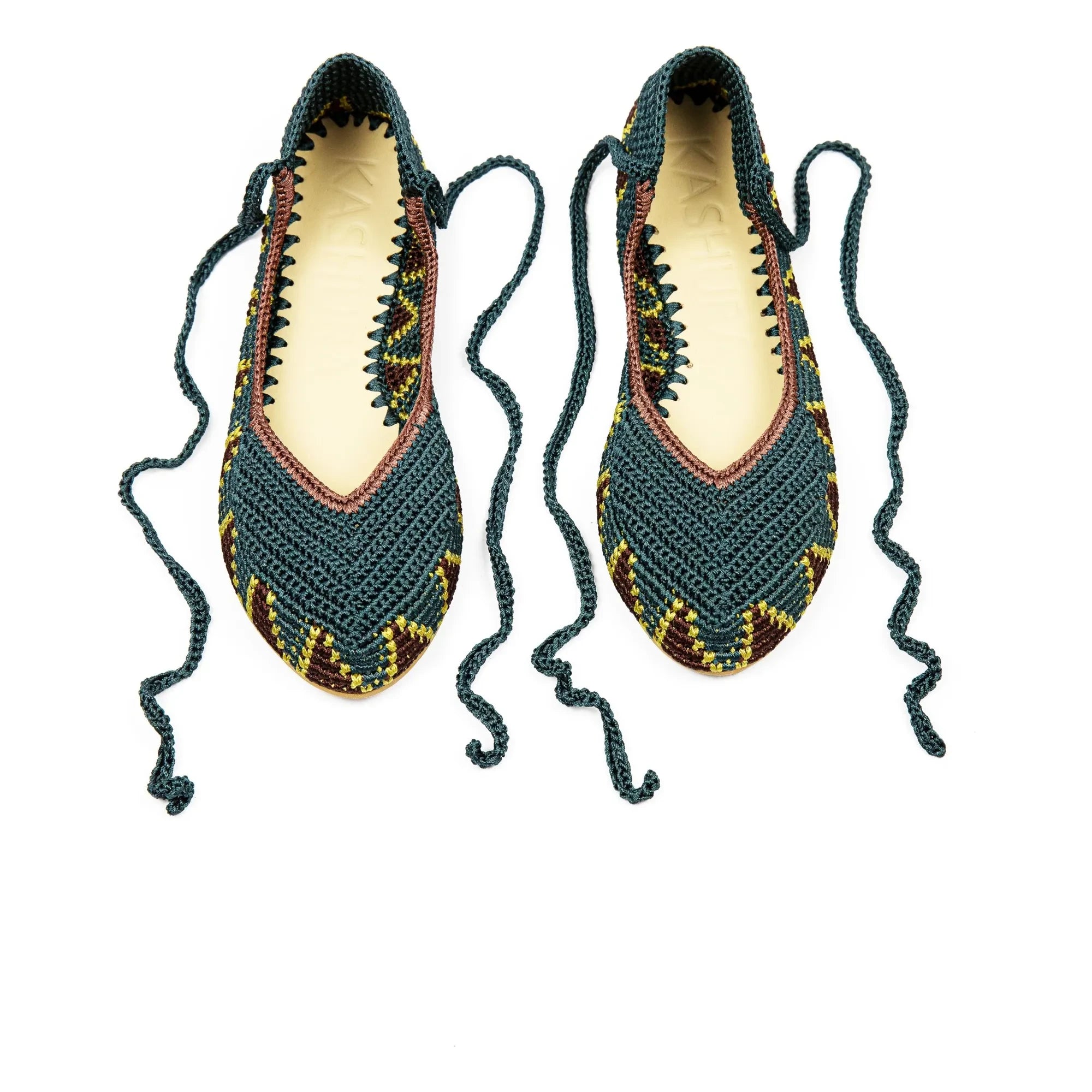 Kashura - High Seaweed Mavi Babetler | Peacock blue