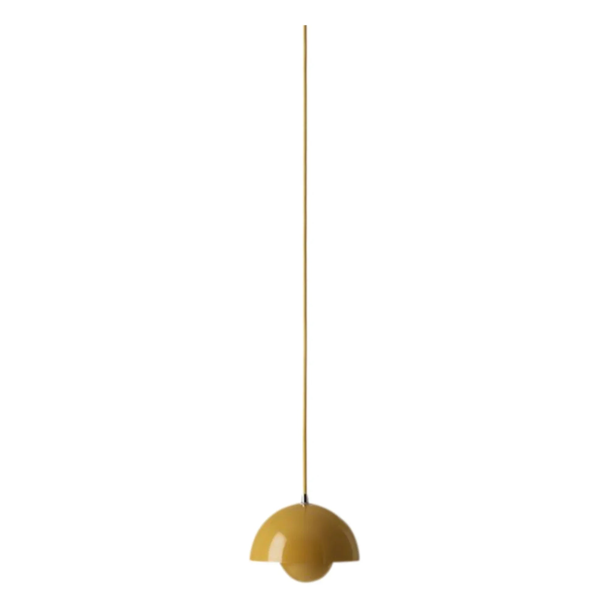 & Tradition - Flowerpot VP10 Pendant Lamp, Verner Panton | Mustard