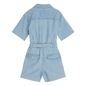 Scotch & Soda - Chambray Romper | Light Blue