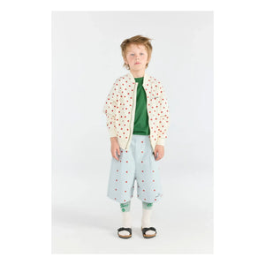 The Animals Observatory - Zebra Stars Zip-up Jacket | White