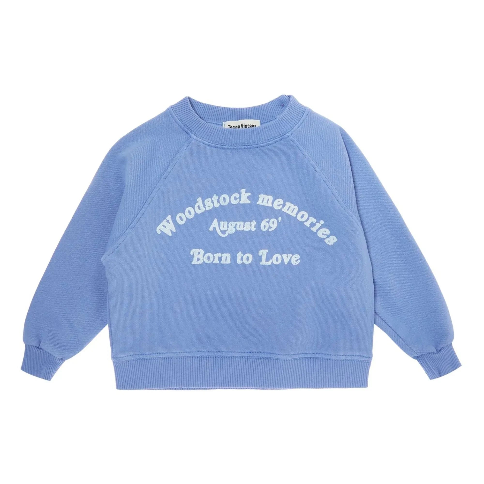 Tocoto Vintage - Woodstock sweatshirt | Blue