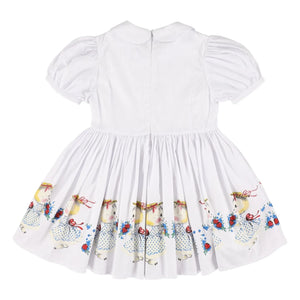 Morley - Xuli Chats Claudine Collar Striped Dress | White