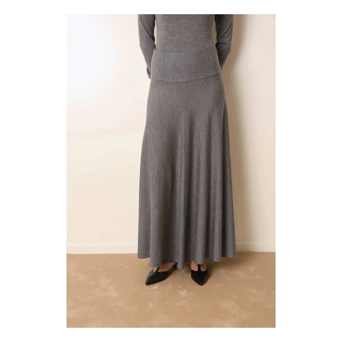 Laurence Bras - Cascade Wool Skirt | Grey