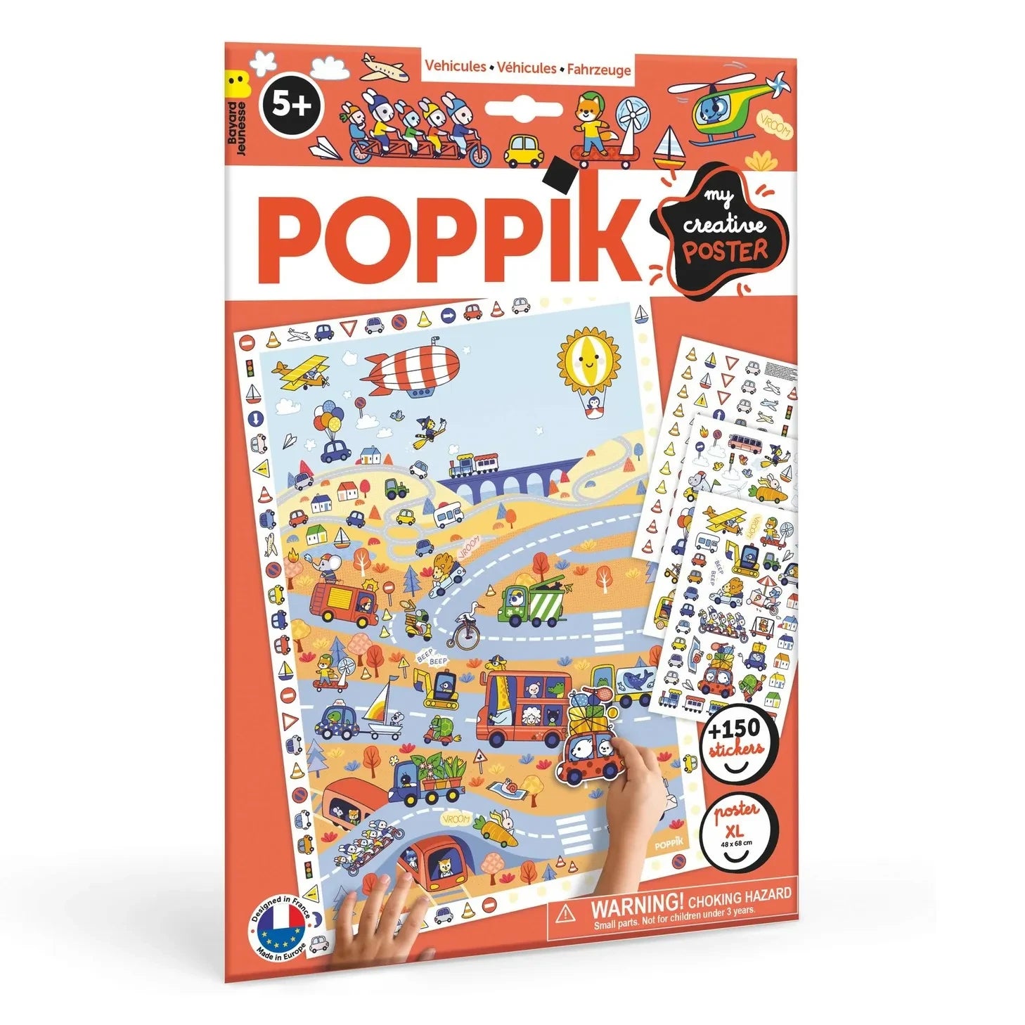 Poppik - Colorful Vehicle Poster Stickers