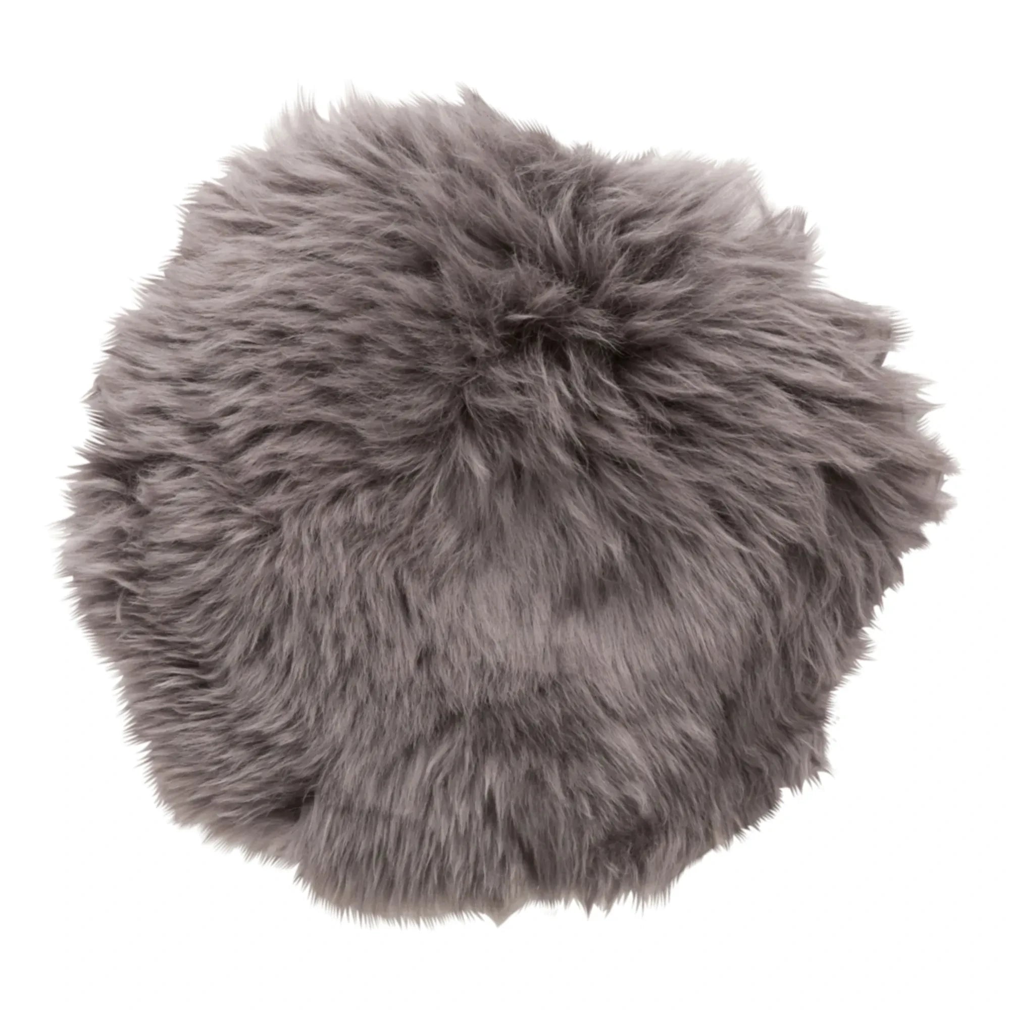 Hübsch - Sheep Leather Pillow | Gray