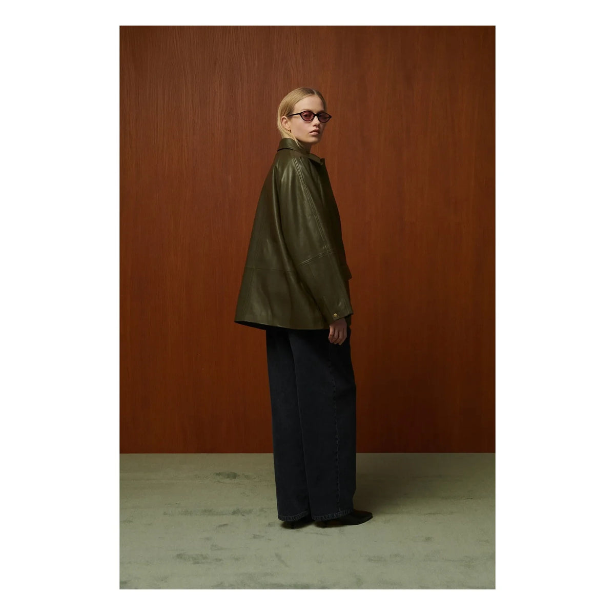 BELLEPIECE - Parker Leather Jacket | Bronze